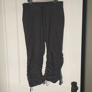 Zella Ruched Black Move It Dance pants 8